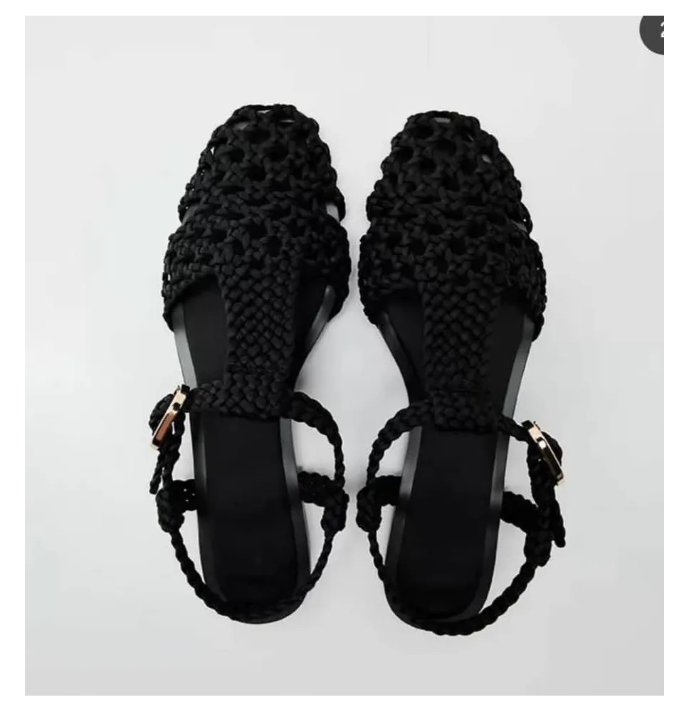 Sandales tressées "Z-Basic Chic" à bride réglable