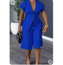 Ensemble Tailleur Short Cintré Col en VEnsembles